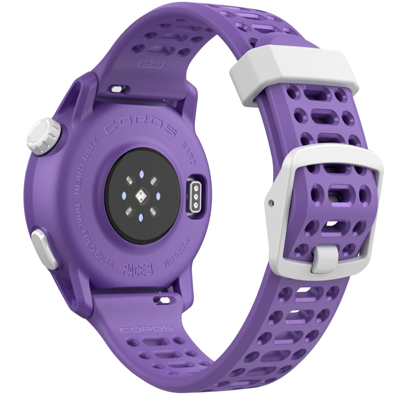 Montre Coros PACE 3 Silicone GPS Sport France Violette | KAU-3466789